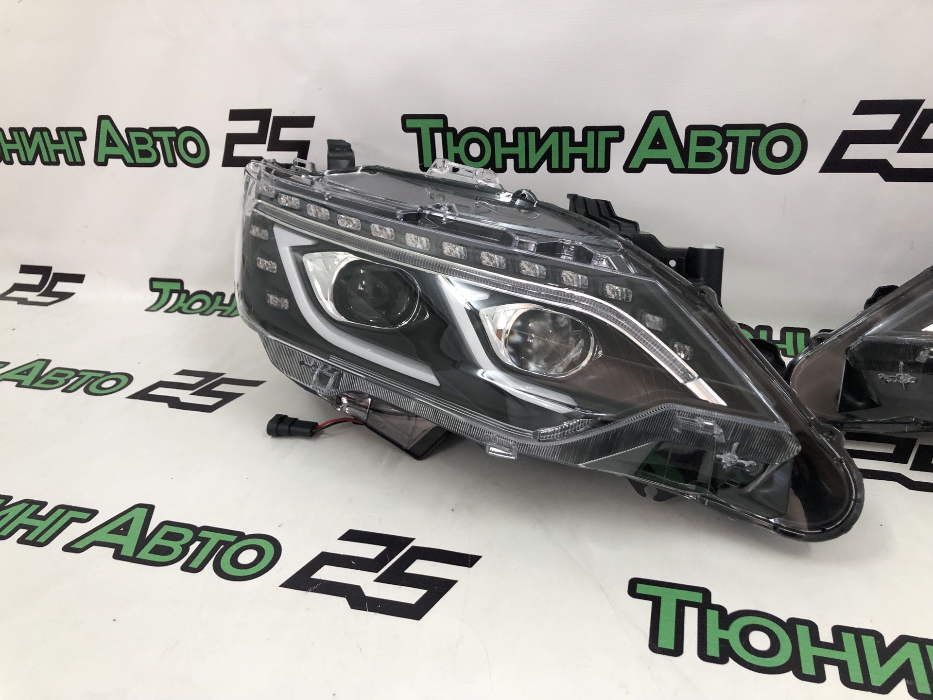 Фары Toyota Camry 55 в стиле Mercedes — изображение 8