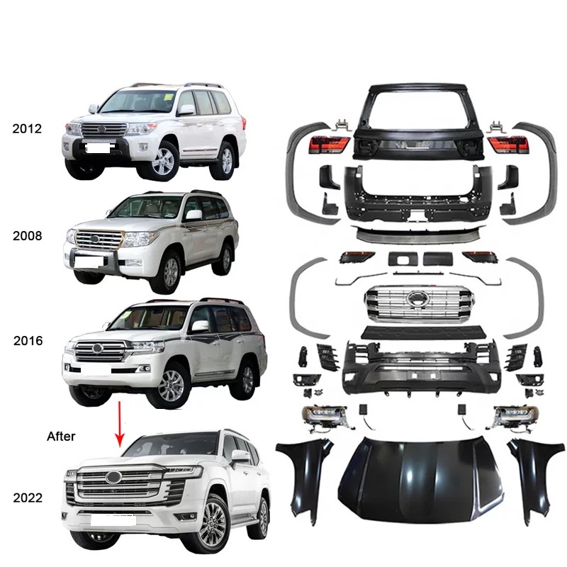 Комплект рестайлинга Toyota LAND Cruiser 200 в Toyota LAND Cruiser 300 — изображение 8